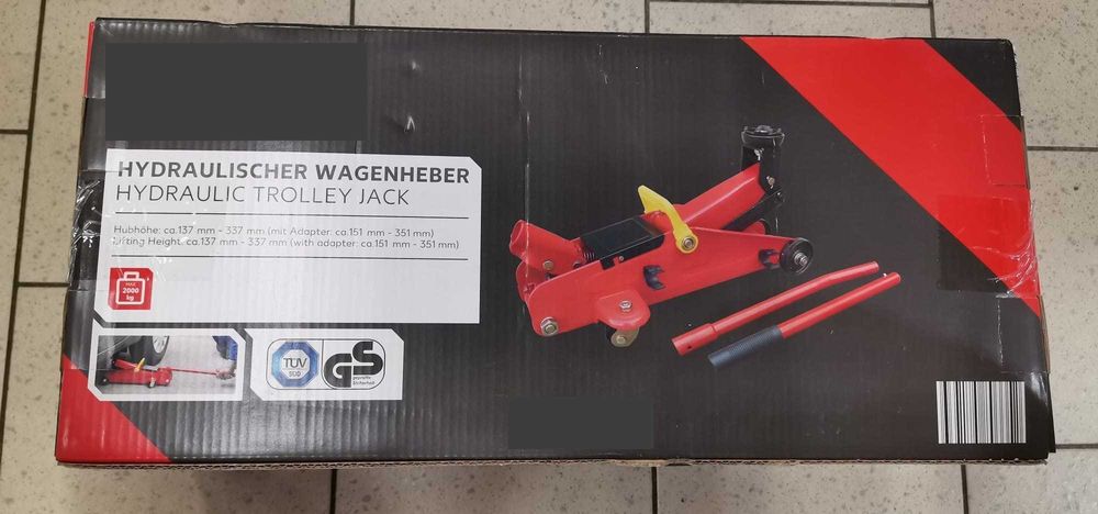 Vand Cric Hidraulic tip crocodil cu 2 Roti, 2 Tone, NOU Pret 260 Lei