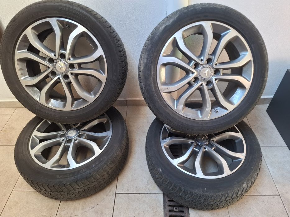 Vând 4 jante echipate cuanvelope M +S 225/50R17  98V cu protecție la jante