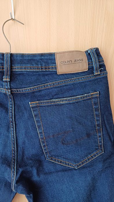 blugi Colin's barbati marime W32/L32, albastru indigo, noi, fara eticheta,  straight fit
