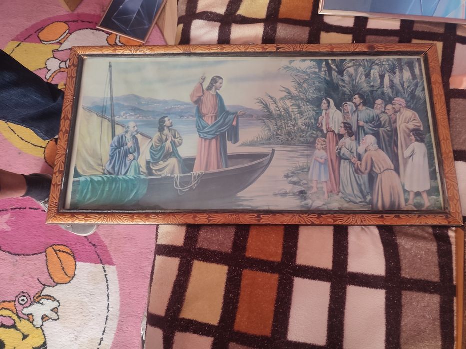 Bine litografie cu Isus preti negociabil mulțumesc