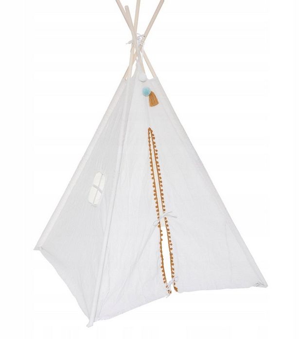 Детска палатка типи , индианска палатка индианско иглу от дърво и плат