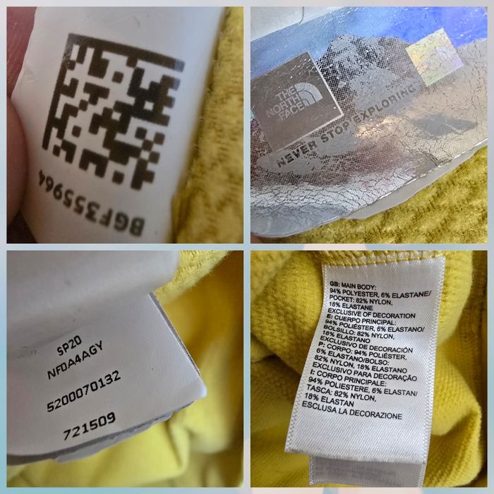 Bluza The North Face outdoor drumetie munte trekking S-M