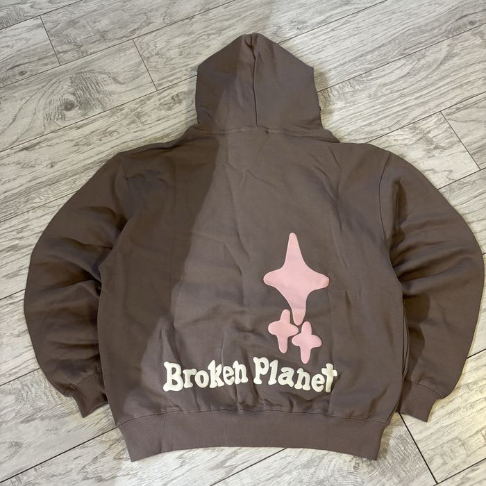 Broken Planet Hoodie Brown
