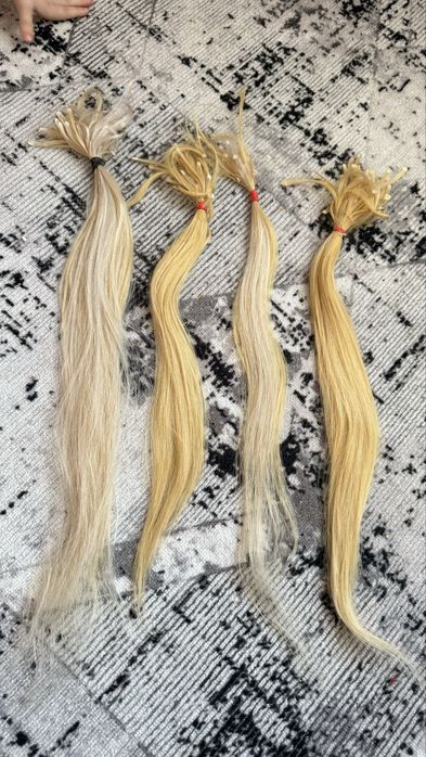Продам натуральные волосы блонд
