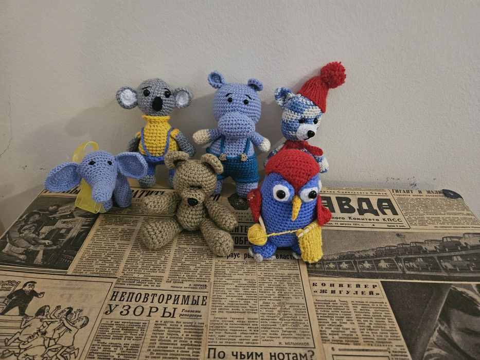 Игрушки вязаные ручная работа