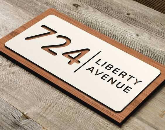 Таблички на дверь для офиса, дома, подъезды и вывески