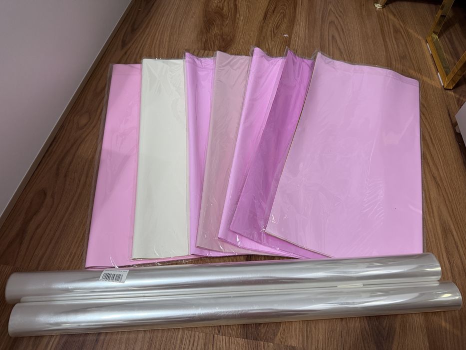 Упаковочную бумагу.