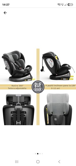 Scaun auto copil