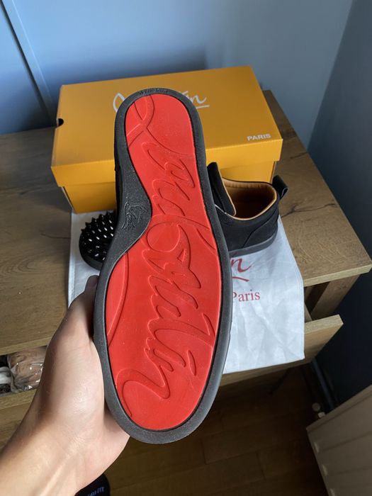 Adidaşi Louboutin Spikes Black | Cutie+Dust bag