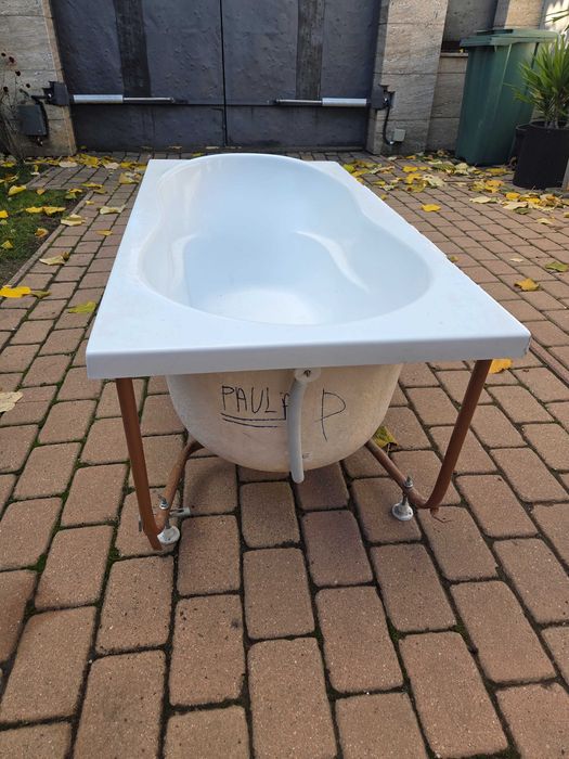 Vana 140 cm cu protectie laterala + capat