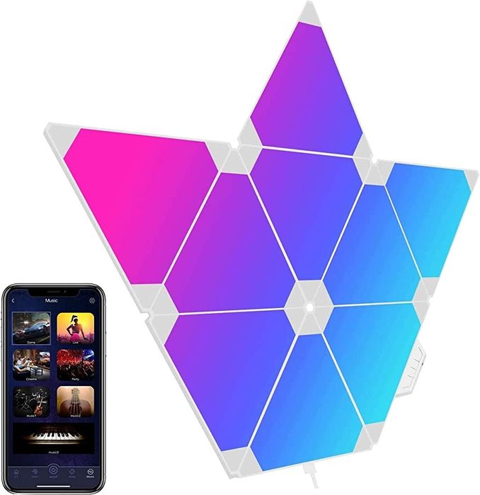 Умные smart панели Led на стену, RGB Wi-Fi