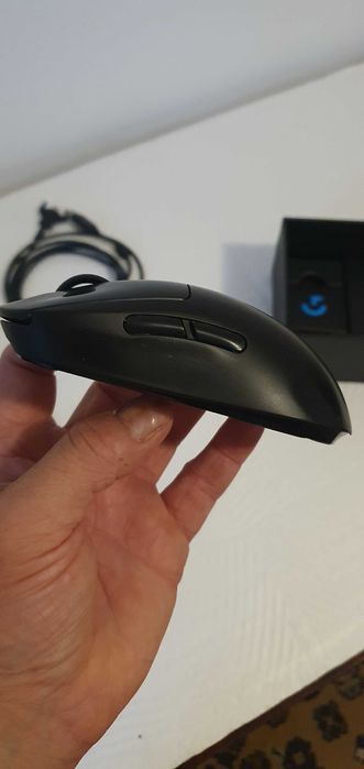 Mouse gaming wireless Logitech G PRO LightSpeed Hero 16K DPI, Negru