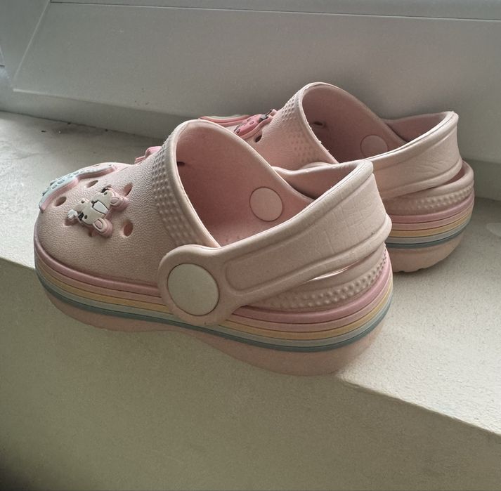 Next кроксове Crocs розови сандали 19 номер