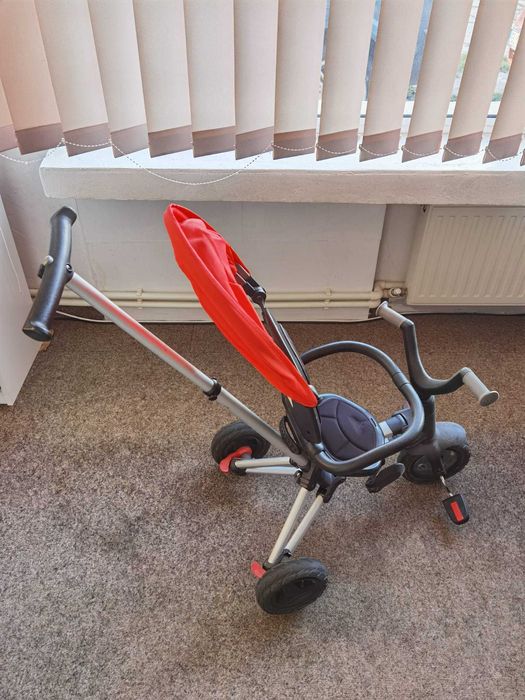 Tricicleta ultrapliabila Qplay Nova Rubber rosu