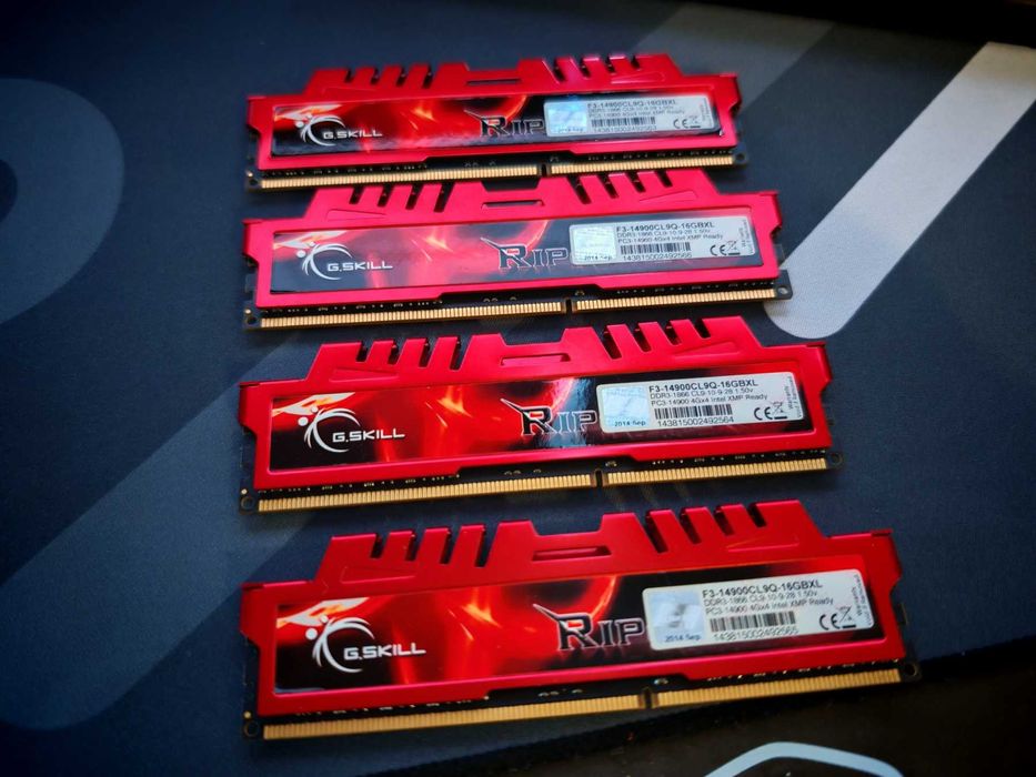 Рам памет G.SKILL Ripjaws X/Kingston HyperX 4x4GB 16GB DDR3 1866Mhz