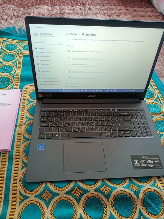 Ноутбук Acer Aspire 3 A315-34 NX.HE3ER.01E серый