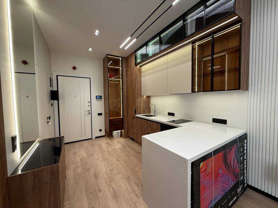 Квартира 33 м² с hi-tech ремонтом в ЖК Akay City