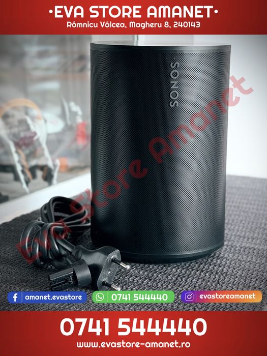Sonos Era 100 Boxa Smart WiFi Bluetooth AirPlay 2 Negru