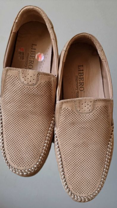 Мокасины из нубука