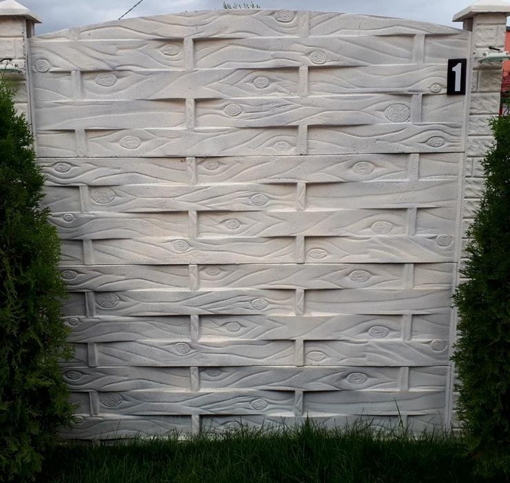 Gard din placi prefabricate de poze