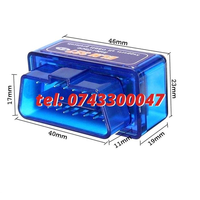 Diagnoza Multimarca Bluetooth Elm 327 Obdii Albastra