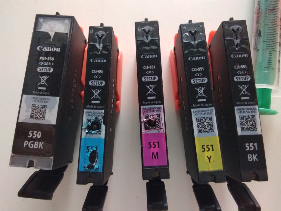 Празни касети за принтери канон-за презареждане в домашни условия