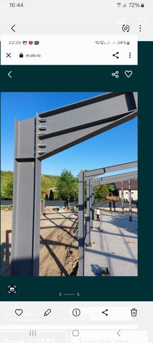 Vand urgent hala pe structura metalica de 25×10×5
Ai ajuns und