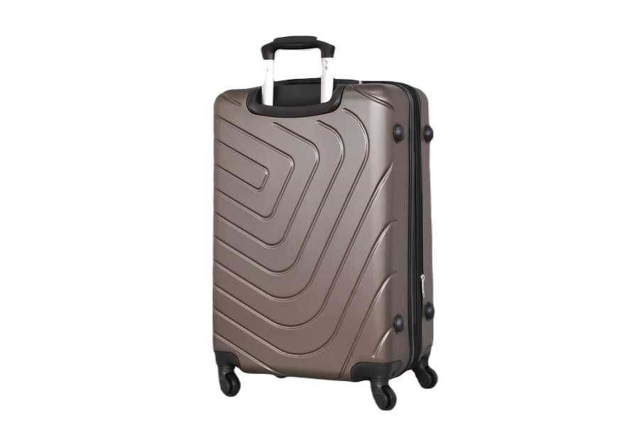 Куфар ABS среден 65 х 44 х 27см - Черен/Сив/Син