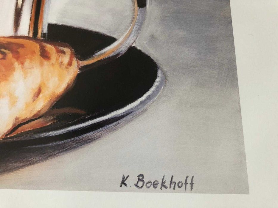 Print tablou Oficial K. Boekhoff Arta Statica pt Decor Bar Fără Ramă