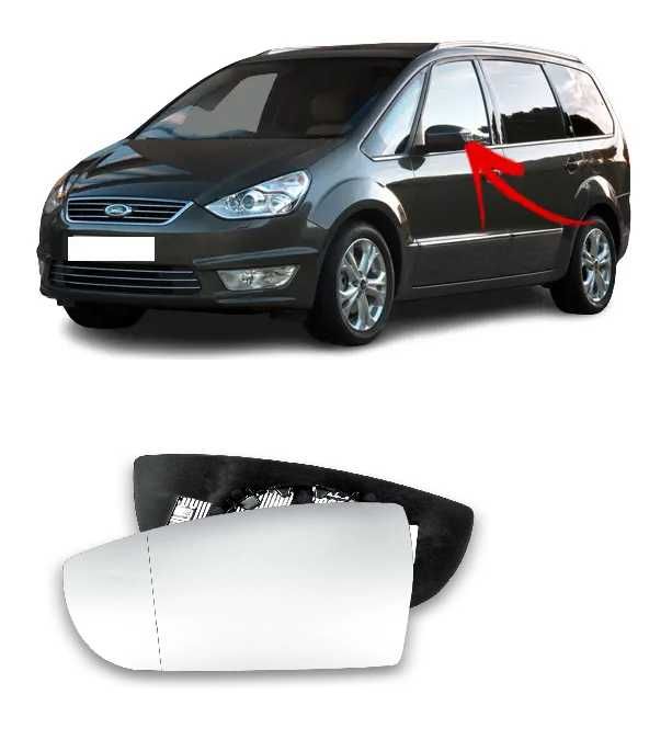 Стъкло за огледало Ford GALAXY,GRAND C-MAX, KUGA , S-MAX  капаче