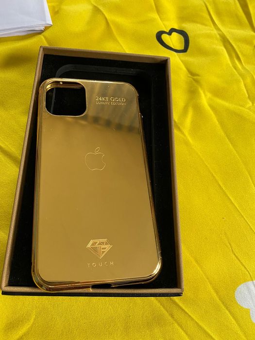 Husa iphone 11 pro max placata aur 24k