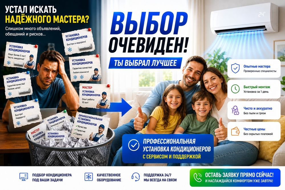 Установка Кондиционера