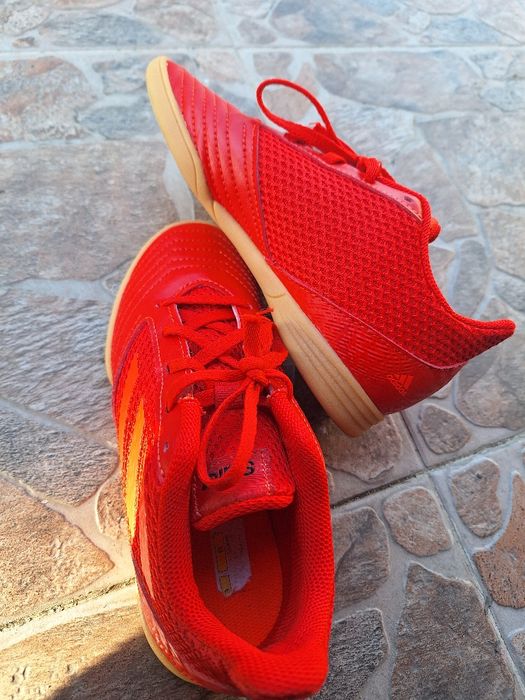 Футболни обувки маратонки за футбол PREDATOR TANGO 4 PE19, ЧЕРВЕНИ