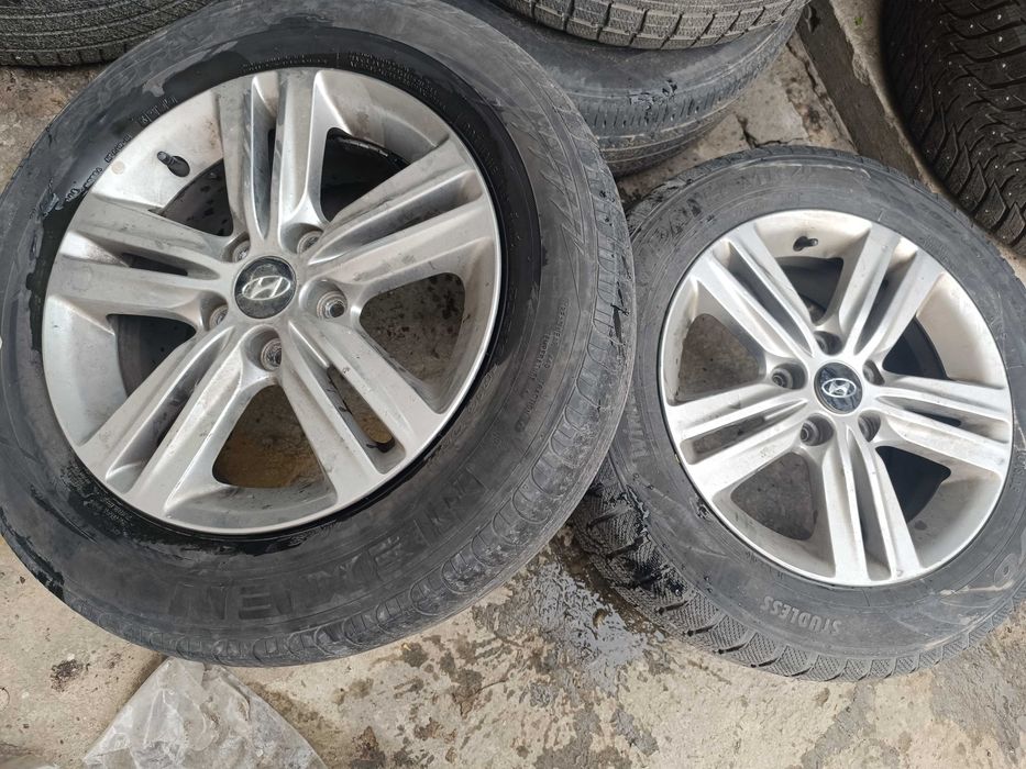 диски с резиной комплект Hyundai sonata elantra kia 5 х 114,3 R16