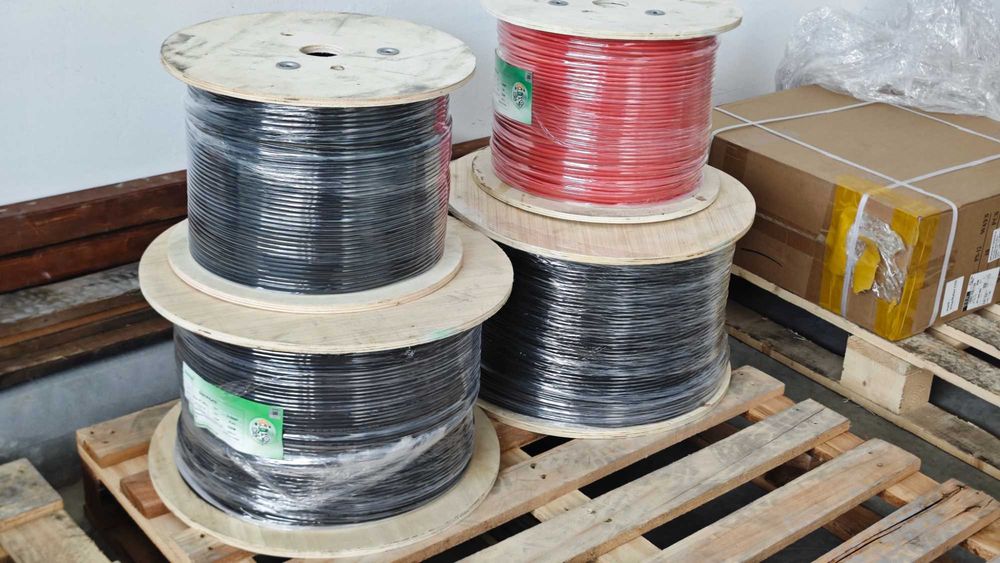 Соларен кабел 4мм2 и 6mm2 с TUV  черен/черен с двойна изолация