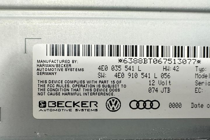 Modul audio 4E035541L Audi Q7 4L