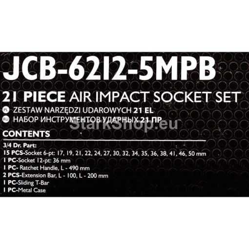 Професионално Ударно Гедоре 17-50мм Камионско 21 части 3/4″  Натоварва