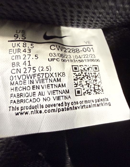Nike Air Force 43 noi new