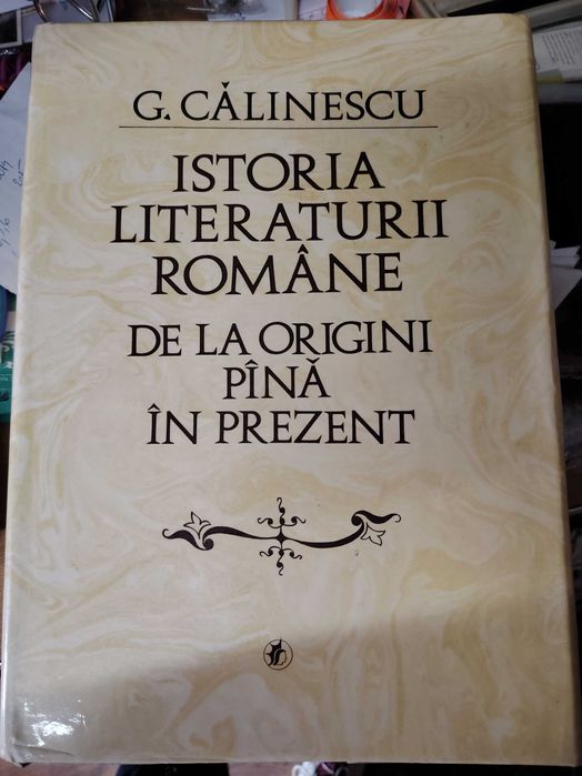 Istoria literaturii romane, Calinescu