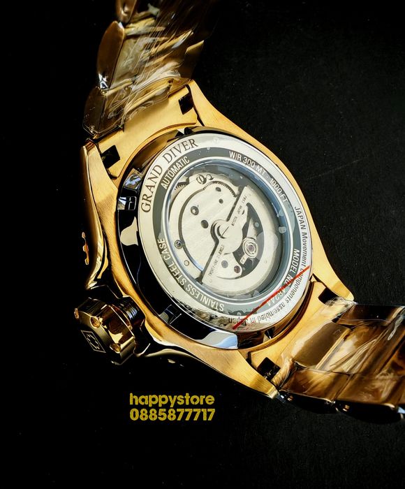 ПРОМО!!!  INVICTA Grand Diver Gold automatic 52 mm, Инвикта нов