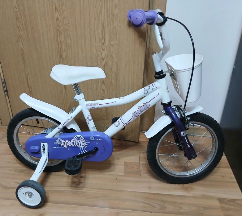 Детско колело SPRINT 14 " + колелца