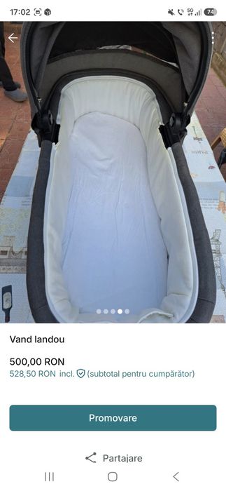 Vand landou culoare gri