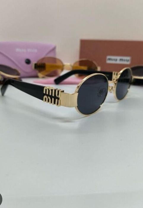 Ochelari de soare Miu Miu Rama Rotunda