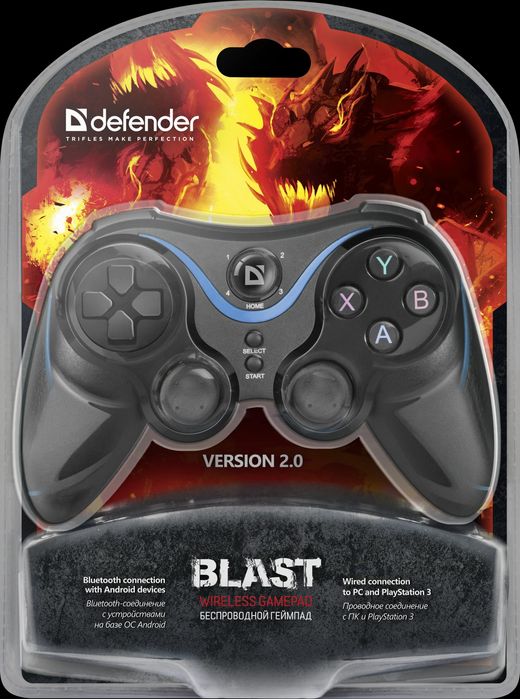 Проводной геймпад/джойстик Defender Blaster
