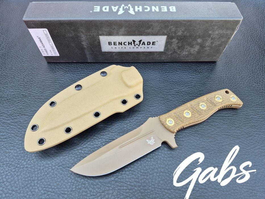 Нож Benchmade Fixed Adamas 375FE-1,Sibert  Design,CPM CruWear ,фултанг
