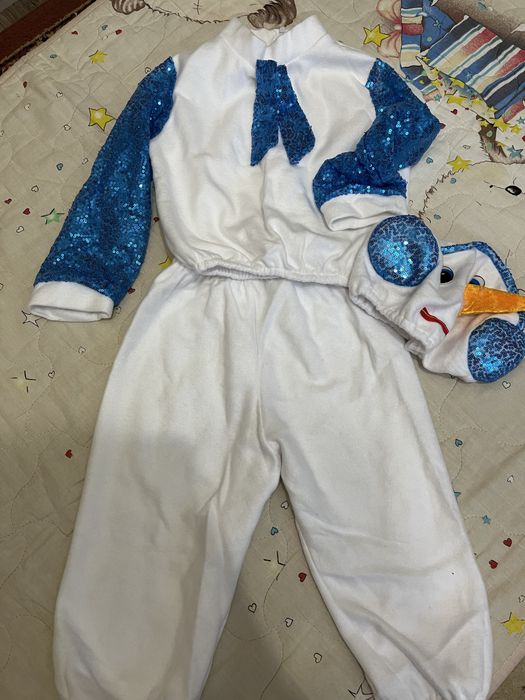 Костюм снеговика на 3-5 лет