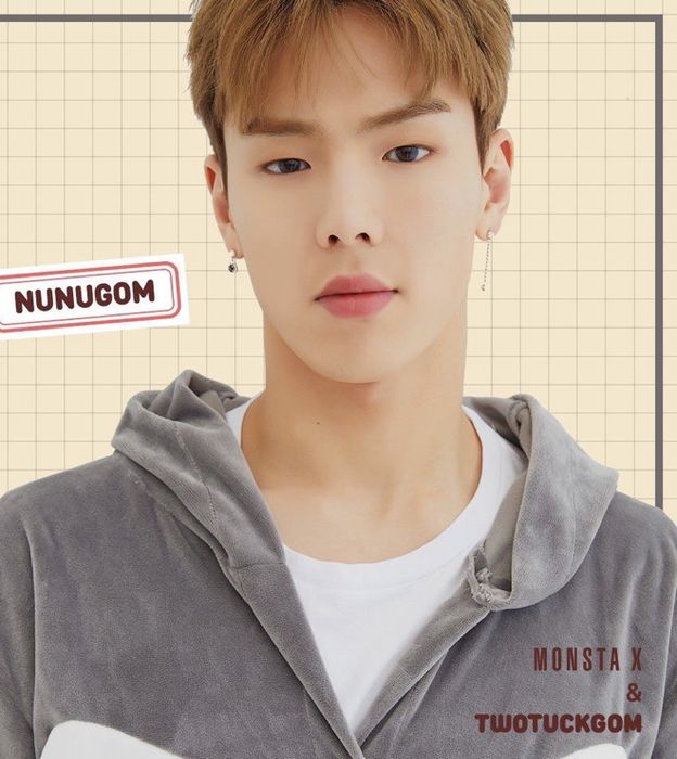 Monsta X Nunugom mini bag charm keyring