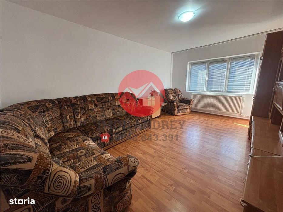 Apartament 2 camere E3, 53 mp, mobilat, centrala noua