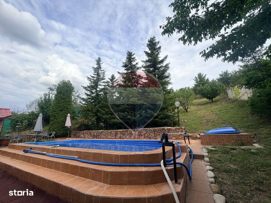Leamna de sus, casa cu piscina, 2000mp