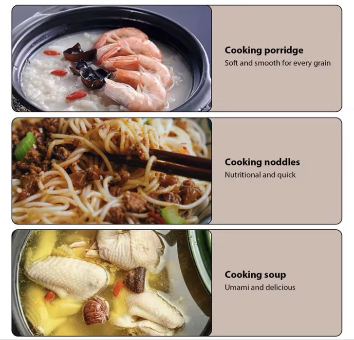 MULTICOOKER air fryer 12V/24V incalzire mancare 2LITRI